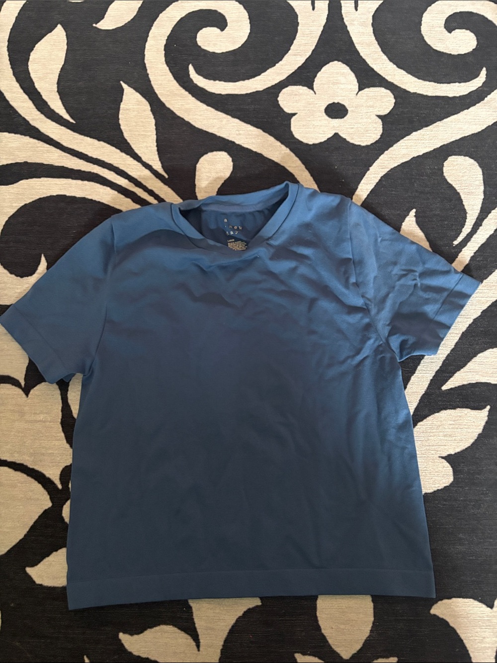 a new day Short Sleeve Crewneck Tee - Blue